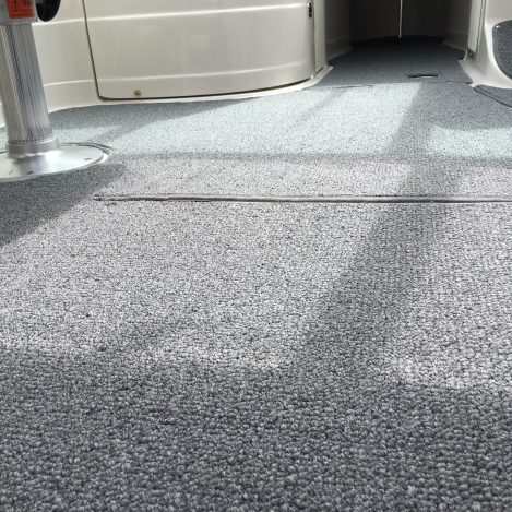 Aqualoc rubber backed berber carpet