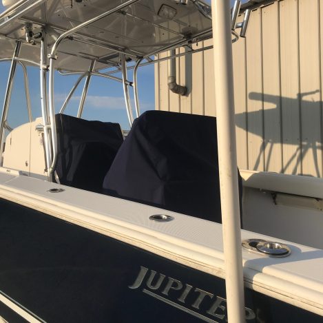 New Sunbrella Canvas Seat Cover and Console Cover